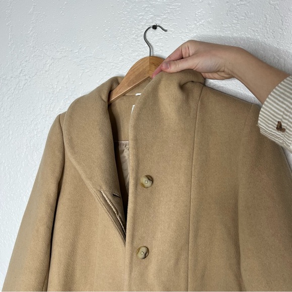WILFRED ARITZIA Cocoon Coat Wool Cashmere Blend Size Small Classic Camel Color - Picture 7 of 15